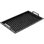 AMT Gastroguss Gastronorm bak GN 1/1 hoogte 2 cm met handgrepen met barbecueoppervlak geperforeerd LOTAN® antiaanbaklaag voor barbecue en grill