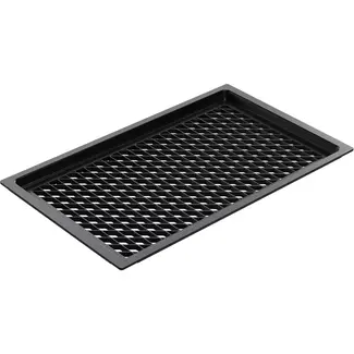 AMT Gastroguss Gastronorm bak GN 1/1 hoogte 2 cm met barbecueoppervlak geperforeerd LOTAN® antiaanbaklaag voor barbecue en grill