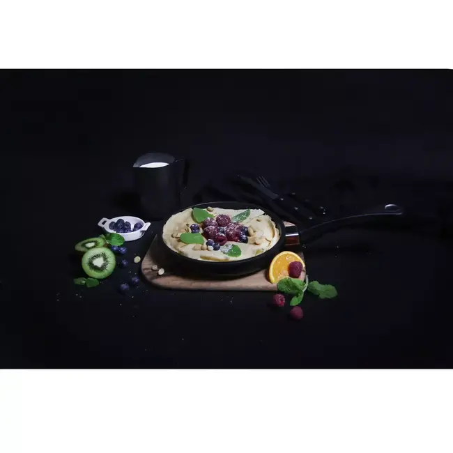 AMT Gastroguss Koekenpan 20 cm – Inductiegeschikt – Lotan® Antiaanbaklaag – Afneembare Steel – Ovenbestendig tot 240°C