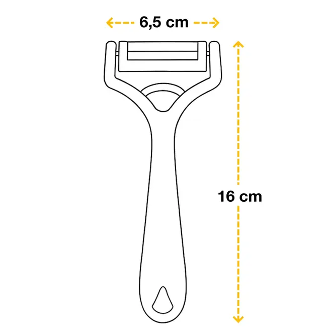 Solingen Dunschiller Uno Y-Model – Kunststof – Mes 4,2 cm – Groen – 10 stuks