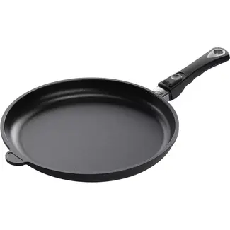 AMT Gastroguss Koekenpan Ø 28 cm hoogte 4 cm met afneembare steel LOTAN® antiaanbaklaag geschikt voor alle warmtebronnen incl. inductie