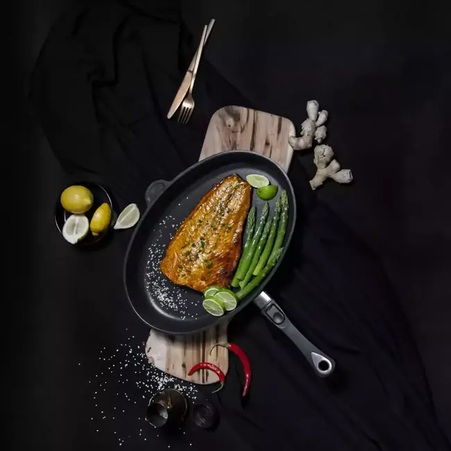 AMT Gastroguss Vispan – Inductiegeschikt – Krasbestendig – 35x24 cm