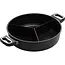 AMT Gastroguss 3-vaks hapjespan – 32 cm – aluminium – antiaanbak – inductie en ovenbestendig