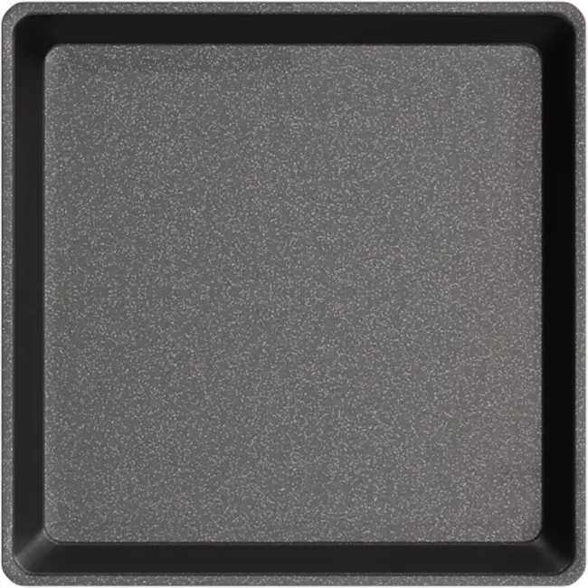 AMT Gastroguss Vierkante pan – glad oppervlak – stapelbaar – 26x26 cm – aluminium – non-stick