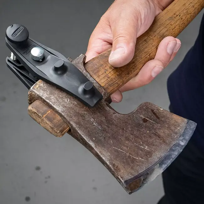 Tormek AX‑40 Slijpmal – symmetrisch & precieze slijpbeurt voor bijlen – composiet kaken – geschikt alle bijlen