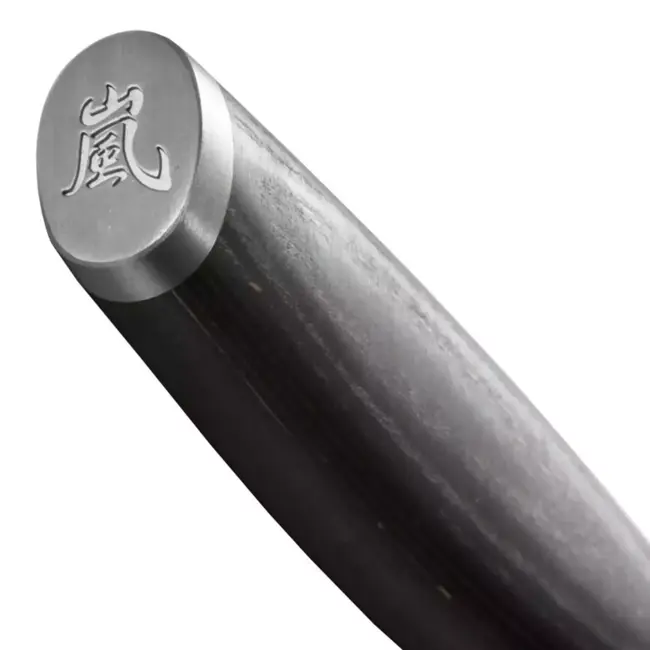 Yaxell Taishi Koksmes 20 cm – VG-10 Staal – Hardheid 61 HRC – Tsuchime Afwerking – Gehamerd Lemmet – Zwart Pakka Beukenhout Handvat