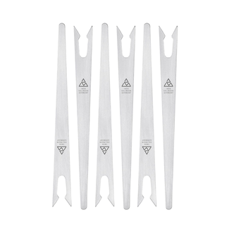 Triangle antipasti vorkjes set 50 stuks van roestvrij staal met etui voor stijlvol serveren Triangle antipasti vorkjes set 50 stuks van roestvrij staal met etui voor stijlvol serveren