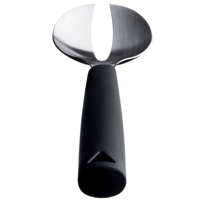 Triangle saladebestekset van roestvrij staal met ergonomische handgrepen