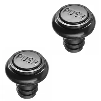 BarUp Set van 2 universele vacuüm wijnstoppers – behoud de smaak en frisheid van geopende wijnflessen langer