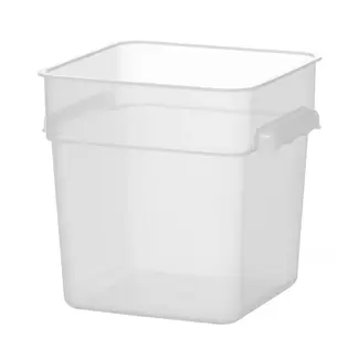 HENDI voedselcontainer 7 liter transparant BPA-vrij met schaalverdeling stapelbaar magnetronbestendig horeca