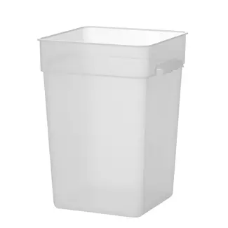 HENDI voedselcontainer 20 liter transparant BPA-vrij met schaalverdeling stapelbaar magnetronbestendig horeca