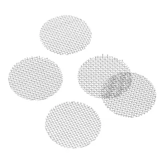 HENDI Set van 5 verwijderbare gaasfilters voor HENDI rookapparaat 199992 – duurzaam, hittebestendig en herbruikbaar