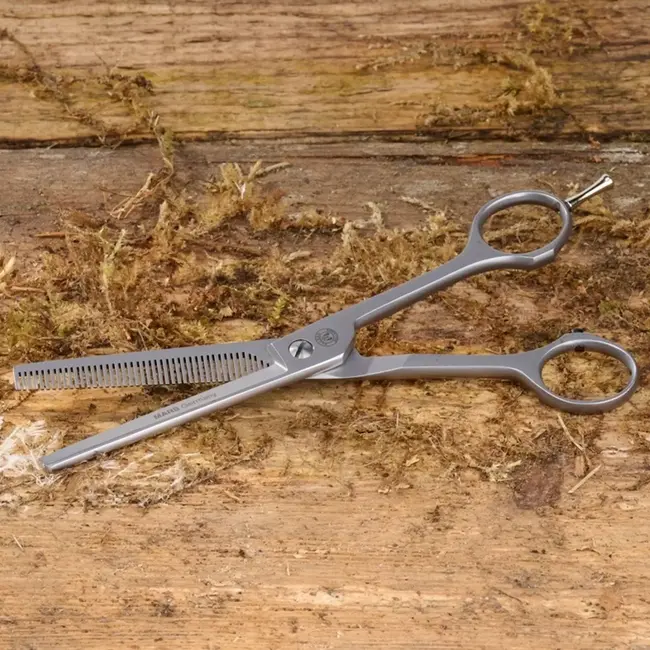 Mars Coat-King Effileerschaar – Enkelzijdig – Roestvrij Staal – 17 cm – Lichtgewicht