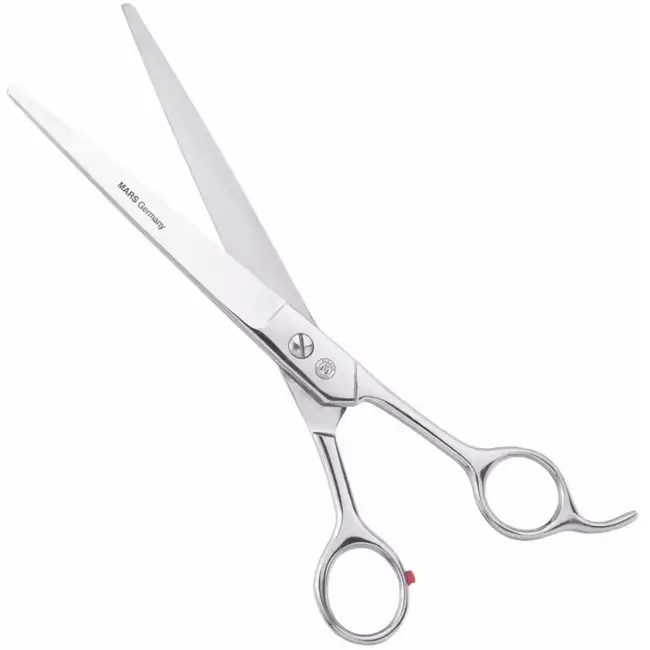 Mars Coat-King Rechte trimscharen – gepolijste snijkanten – 22 cm – voor honden en katten