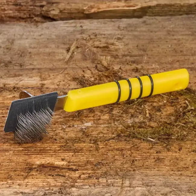 Mars Coat-King Flexibele borstel – Klitten ontwarren – Vacht fluffen – Roestvrij staal – Ergonomisch ontwerp