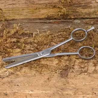 Mars Coat-King Dubbelzijdige effileerschaar – 23 tanden – roestvrij staal – 17 cm – ambidextrisch