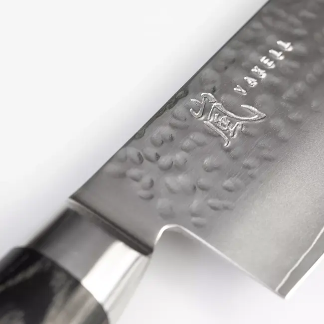 Yaxell Ketu Santokumes 16,5 cm – SG2 Stalen Kern – Tsuchime Finish – Pakkahout Handvat