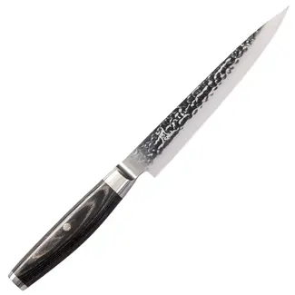 Yaxell Ketu Vleesmes 18 cm – SG2 Stalen Kern – Tsuchime Finish – Pakkahout Handvat