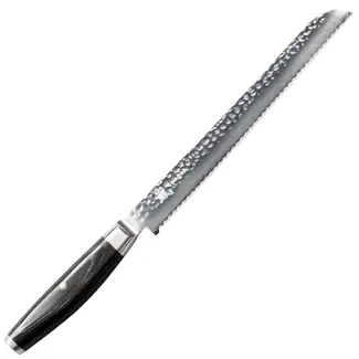 Yaxell Ketu Broodmes 23 cm – SG2 Stalen Kern – Tsuchime Finish – Pakkahout Handvat