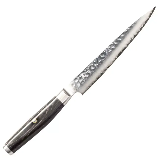 Yaxell Ketu Vleesmes 15 cm – SG2 Stalen Kern – Tsuchime Finish – Pakkahout Handvat