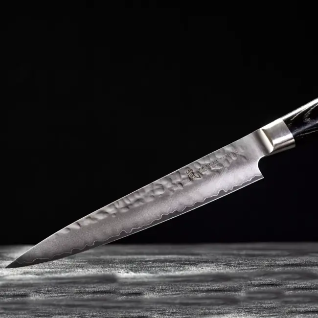 Yaxell Ketu Vleesmes 15 cm – SG2 Stalen Kern – Tsuchime Finish – Pakkahout Handvat