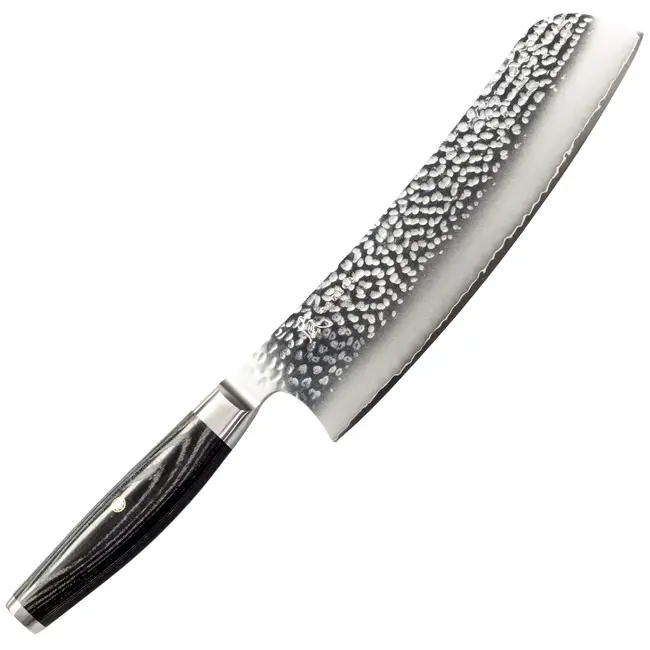 Yaxell Ketu Konata Santokumes / Koksmes 21,5 cm – SG2 Stalen Kern – Tsuchime Finish – Pakkahout Handvat