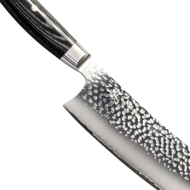 Yaxell Ketu Konata Santokumes / Koksmes 21,5 cm – SG2 Stalen Kern – Tsuchime Finish – Pakkahout Handvat