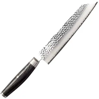 Yaxell Ketu Kiritsuke 20 cm – SG2 Stalen Kern – Tsuchime Finish – Pakkahout Handvat