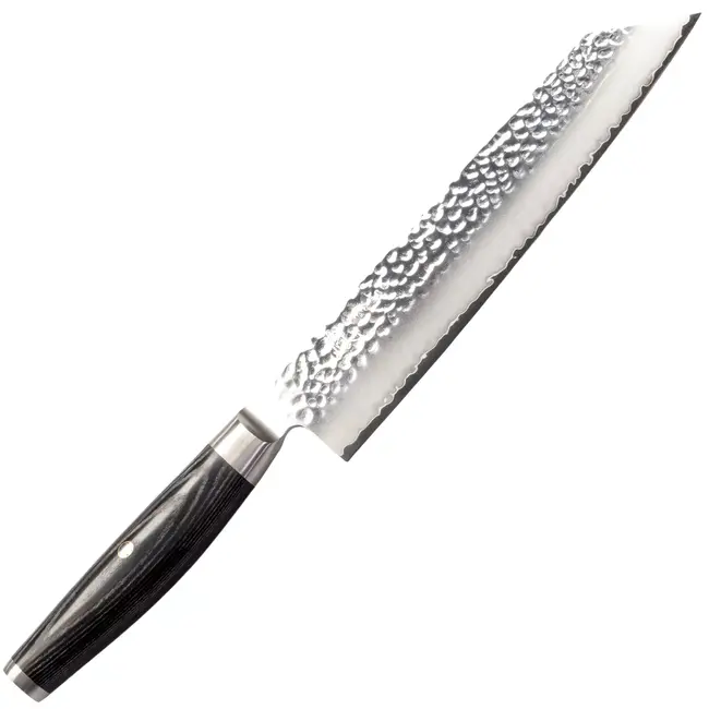 Yaxell Ketu Kiritsuke 20 cm – SG2 Stalen Kern – Tsuchime Finish – Pakkahout Handvat