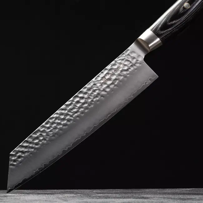 Yaxell Ketu Kiritsuke 20 cm – SG2 Stalen Kern – Tsuchime Finish – Pakkahout Handvat