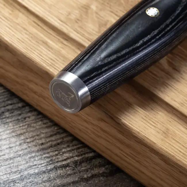 Yaxell Ketu Kiritsuke 20 cm – SG2 Stalen Kern – Tsuchime Finish – Pakkahout Handvat