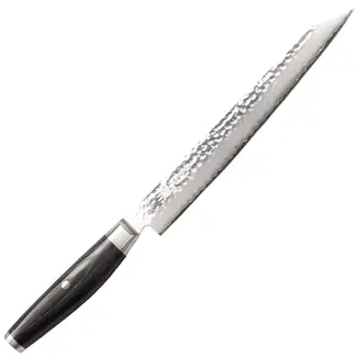 Yaxell Ketu Vleesmes 23 cm – SG2 Stalen Kern – Tsuchime Finish – Pakkahout Handvat