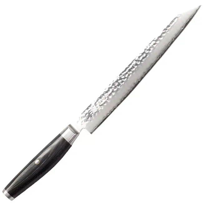 Yaxell Ketu Vleesmes 23 cm – SG2 Stalen Kern – Tsuchime Finish – Pakkahout Handvat