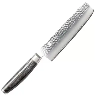 Yaxell Ketu Nakiri 16,5 cm – SG2 Stalen Kern – Tsuchime Finish – Pakkahout Handvat