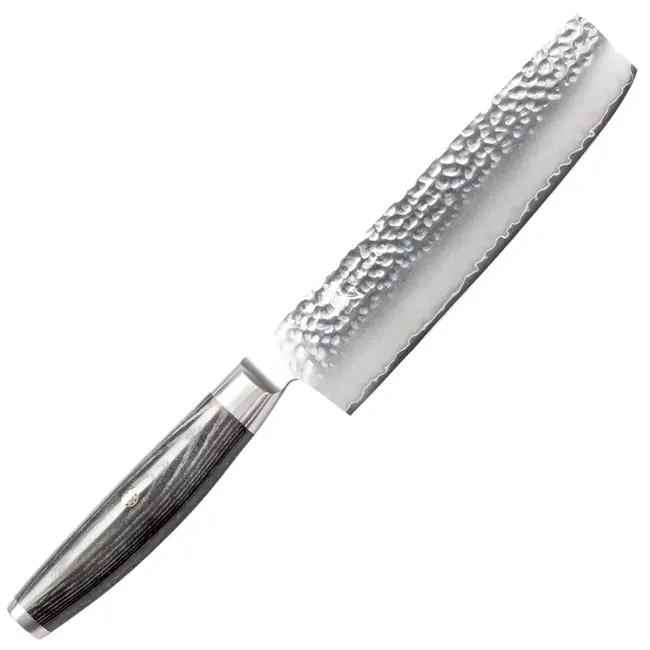 Yaxell Ketu Nakiri 16,5 cm – SG2 Stalen Kern – Tsuchime Finish – Pakkahout Handvat