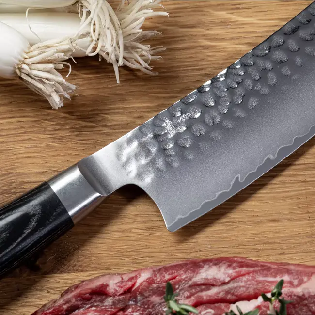 Yaxell Ketu Konata 14,5 cm – SG2 Stalen Kern – Tsuchime Finish – Pakkahout Handvat