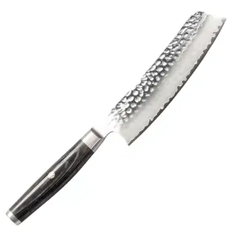 Yaxell Ketu Konata 14,5 cm – SG2 Stalen Kern – Tsuchime Finish – Pakkahout Handvat