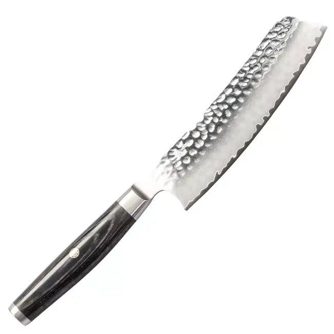 Yaxell Ketu Konata 14,5 cm – SG2 Stalen Kern – Tsuchime Finish – Pakkahout Handvat