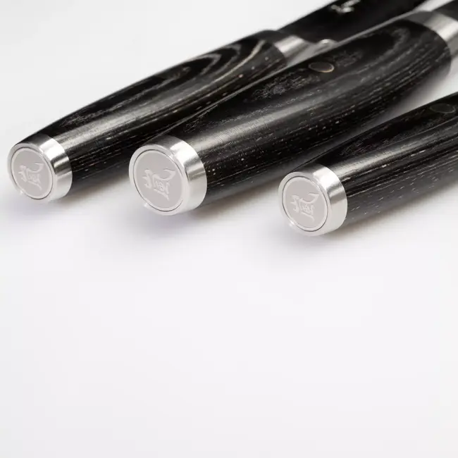 Yaxell KETU – 3-delige Messenset – SG2 Staal – Koksmes, Vleesmes & Schilmes – Tsuchime Afwerking