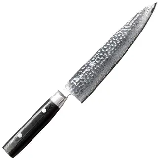 Yaxell Zen Koksmes 20 cm – 37 Lagen Damaststaal – Canvas-Micarta Heft