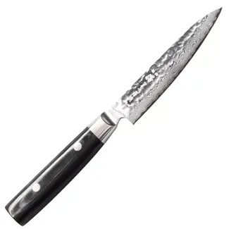 Yaxell Zen Universeelmes 12 cm – 37 Lagen Damaststaal – Canvas-Micarta Heft