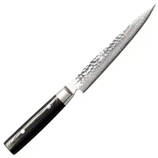 Yaxell Zen Vleesmes 18 cm – 37 Lagen Damaststaal – Canvas-Micarta Heft
