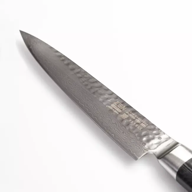 Yaxell Zen Vleesmes 18 cm – 37 Lagen Damaststaal – Canvas-Micarta Heft