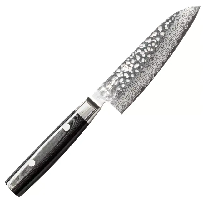 Yaxell Zen Santoku Koksmes 12,5 cm – 37 Lagen Damaststaal – Canvas-Micarta Heft