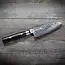 Yaxell Zen Santoku Koksmes 12,5 cm – 37 Lagen Damaststaal – Canvas-Micarta Heft