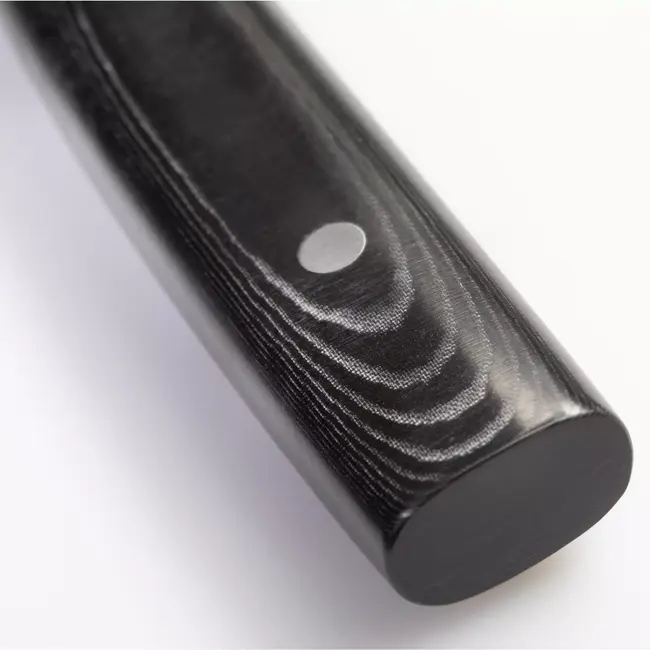 Yaxell Zen Santoku Koksmes 12,5 cm – 37 Lagen Damaststaal – Canvas-Micarta Heft