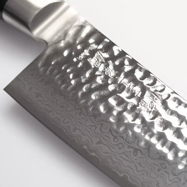 Yaxell Zen Santoku Koksmes 12,5 cm – 37 Lagen Damaststaal – Canvas-Micarta Heft