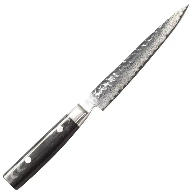 Yaxell Zen Vleesmes 15 cm – 37 Lagen Damaststaal – Canvas-Micarta Heft