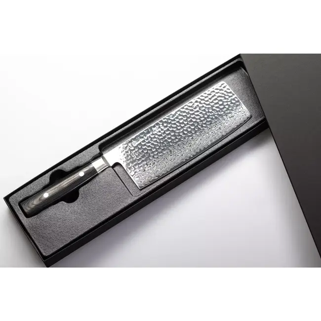 Yaxell Zen Chinees Koksmes 18 cm – 37 Lagen Damaststaal – Canvas-Micarta Heft