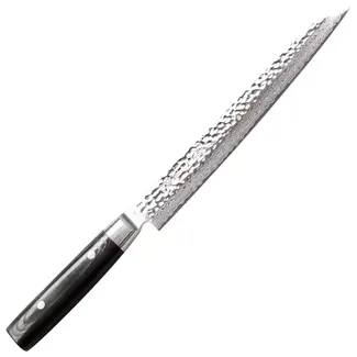 Yaxell Zen Fileermes / Sushimes 23 cm – 37 Lagen Damaststaal – Canvas-Micarta Heft